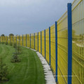 Outdoor Welded Wire Mesh Fence / Galvanized 3D Curved Wire Mesh Panels for Garden